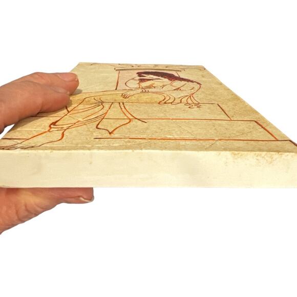 Hand Painted Reproduction of Aphrodite Contemplating Tile - Picture 4 of 7